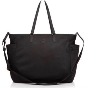 Tory Burch Nylon Black Diaper Bag